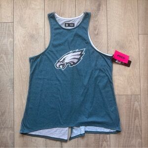 NFL Eagles Women’s Tank Top Split Back New With Tags Size Large